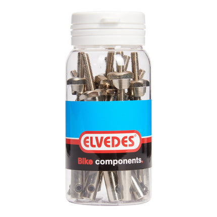 Elvedes mamelon de câble de frein M4,5mm laiton (10) ELV9009