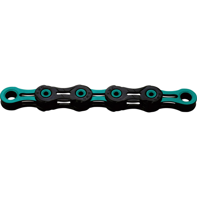 KMC ketting 1/2-11/128 118 11V DLC 11 zwart/celeste