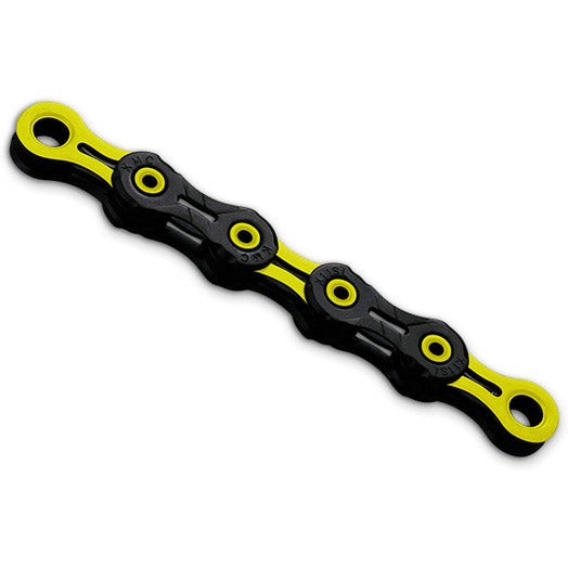 KMC ketting 1/2-11/128 118 11V DLC 11 zwart/geel