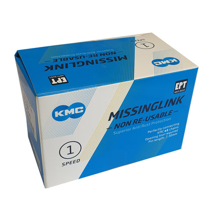 Maillon KMC MissingLink e1NR EPT argent simple v(40)