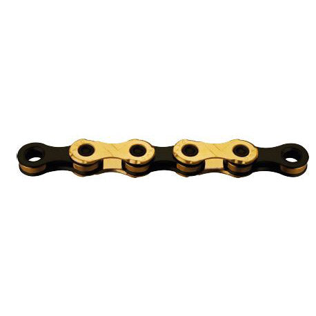 KMC ketting 126 X12 Ti-N  goud-zwart
