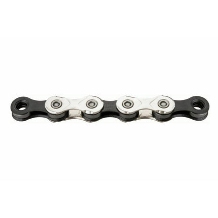 KMC chain 126 X12 + CL silver/black bulk per 25