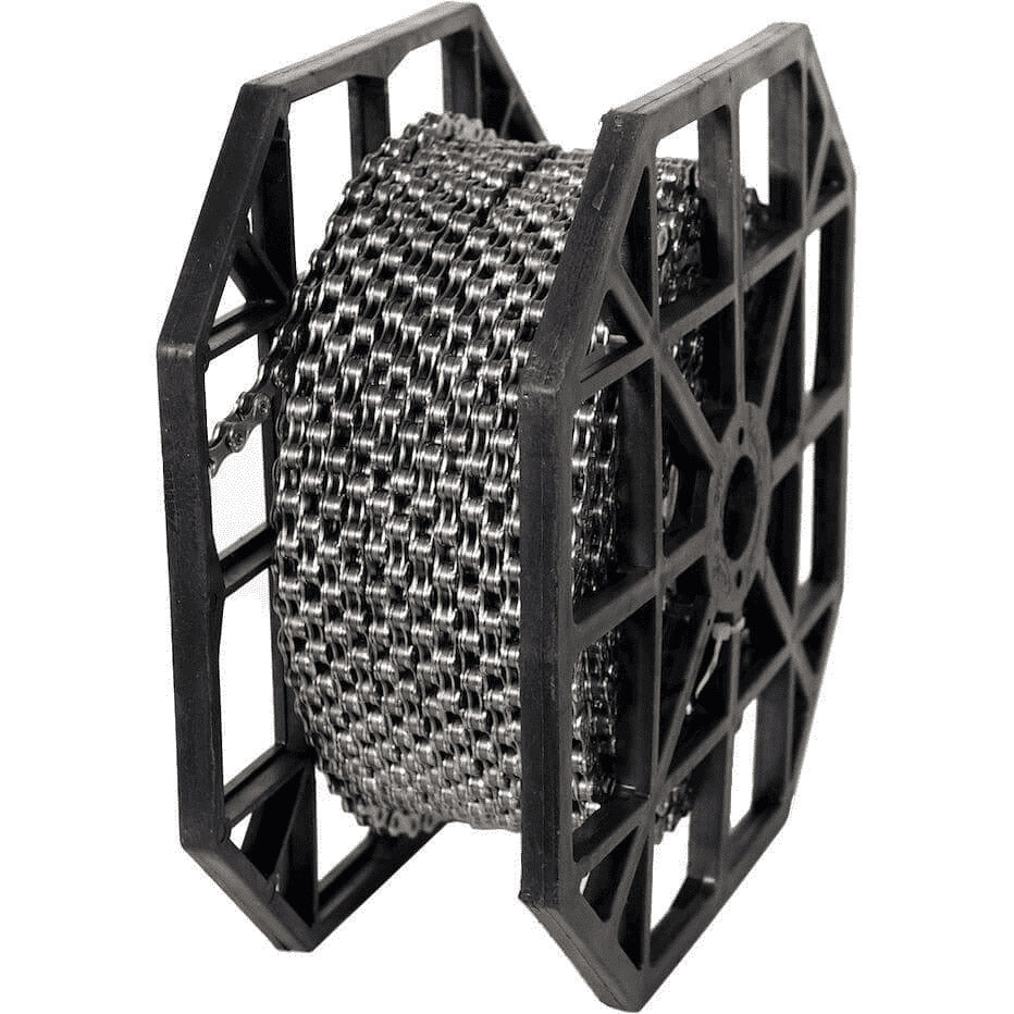 KMC ketting 1/2-11/128 X9  grijs/grijs bulk p/50 meter
