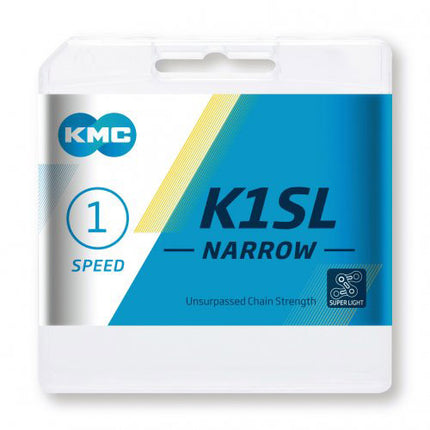 Chaîne KMC 1/2-3/32 100 K1SL Narrow Silver