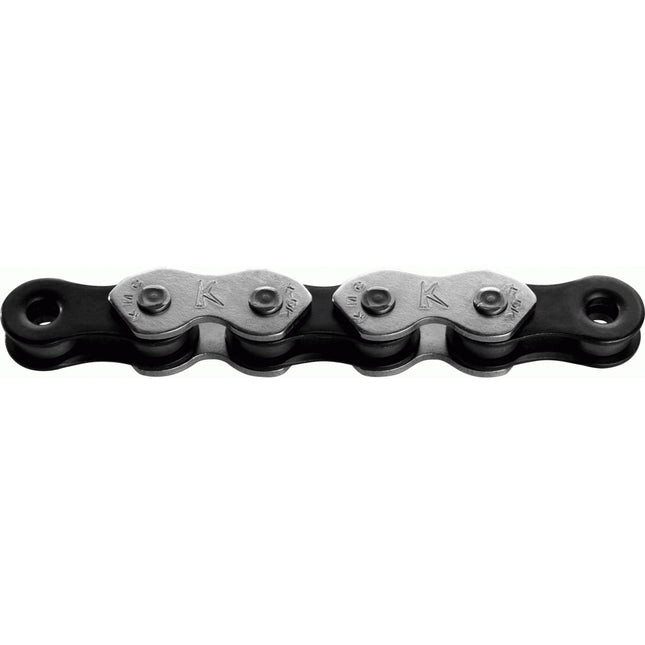 KMC ketting 1/2-1/8 110  K1 Wide zilver/zwart BMX/TRACK
