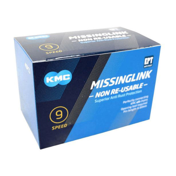 KMC sluitschakel MissingLink 9NR EPT E9zilver 6.60mm 9v(40)