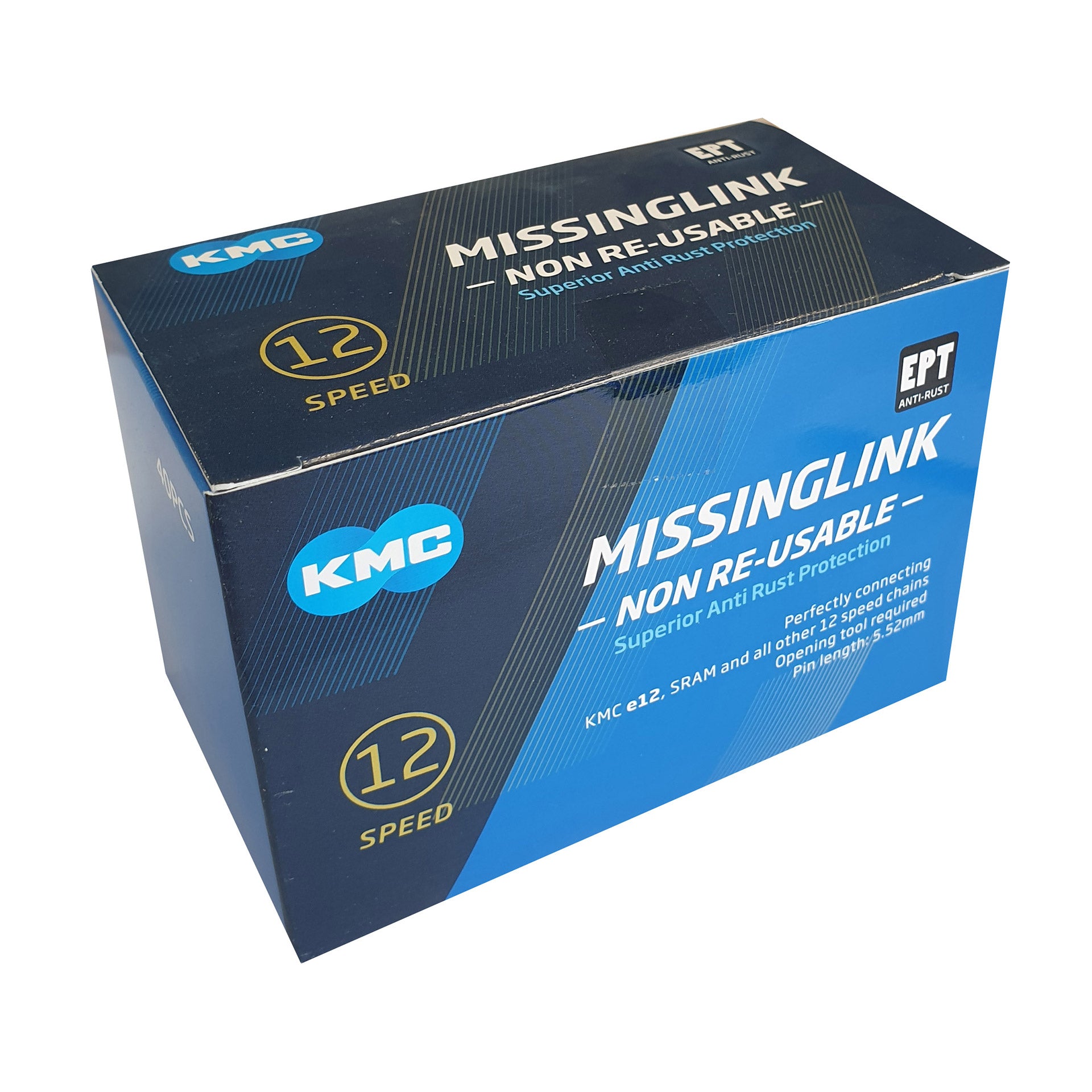 KMC sluitschakel MissingLink 12NR EPT 5.2mm 12v zilv (40st)