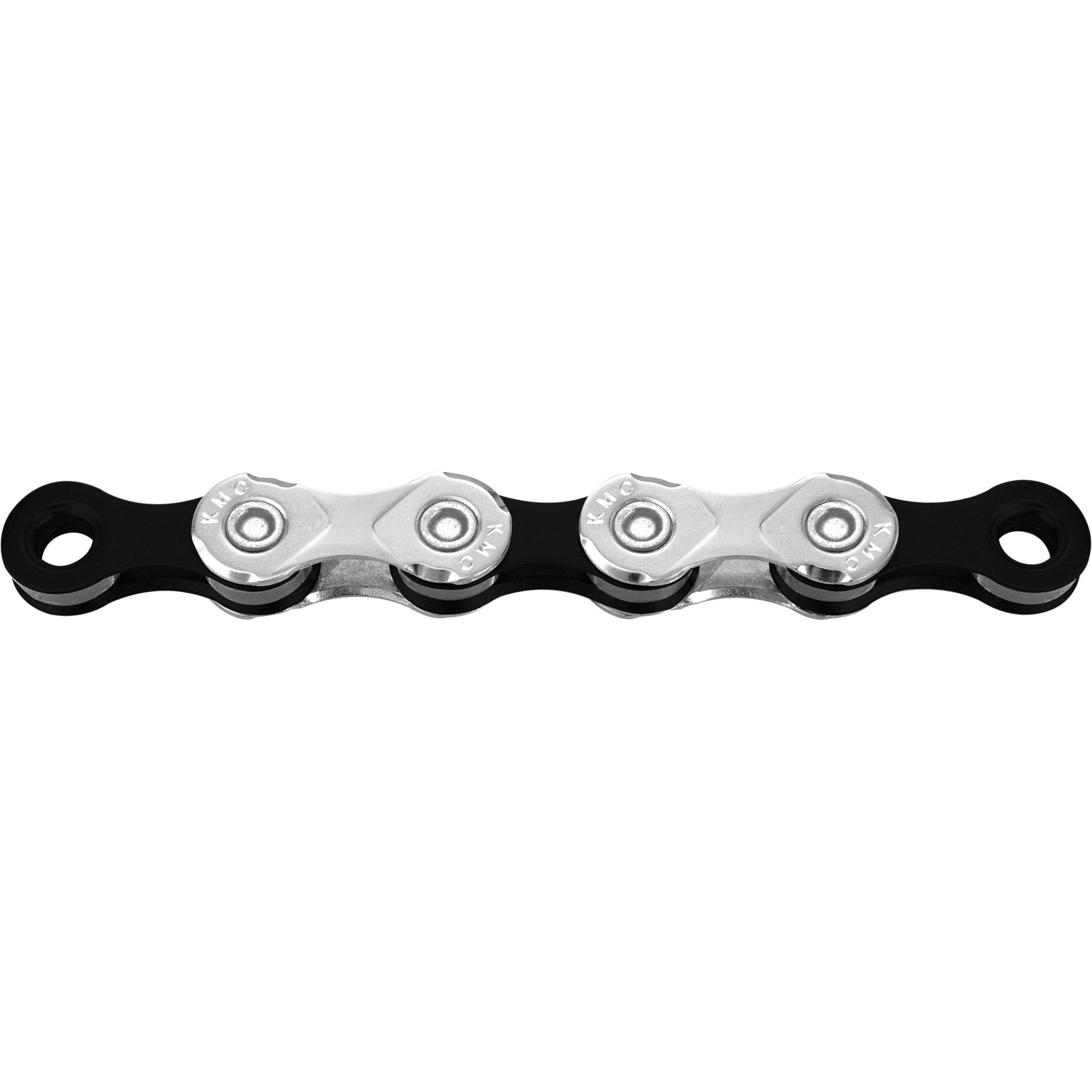 KMC ketting 1/2-11/128 122 X10 zilver/zwart