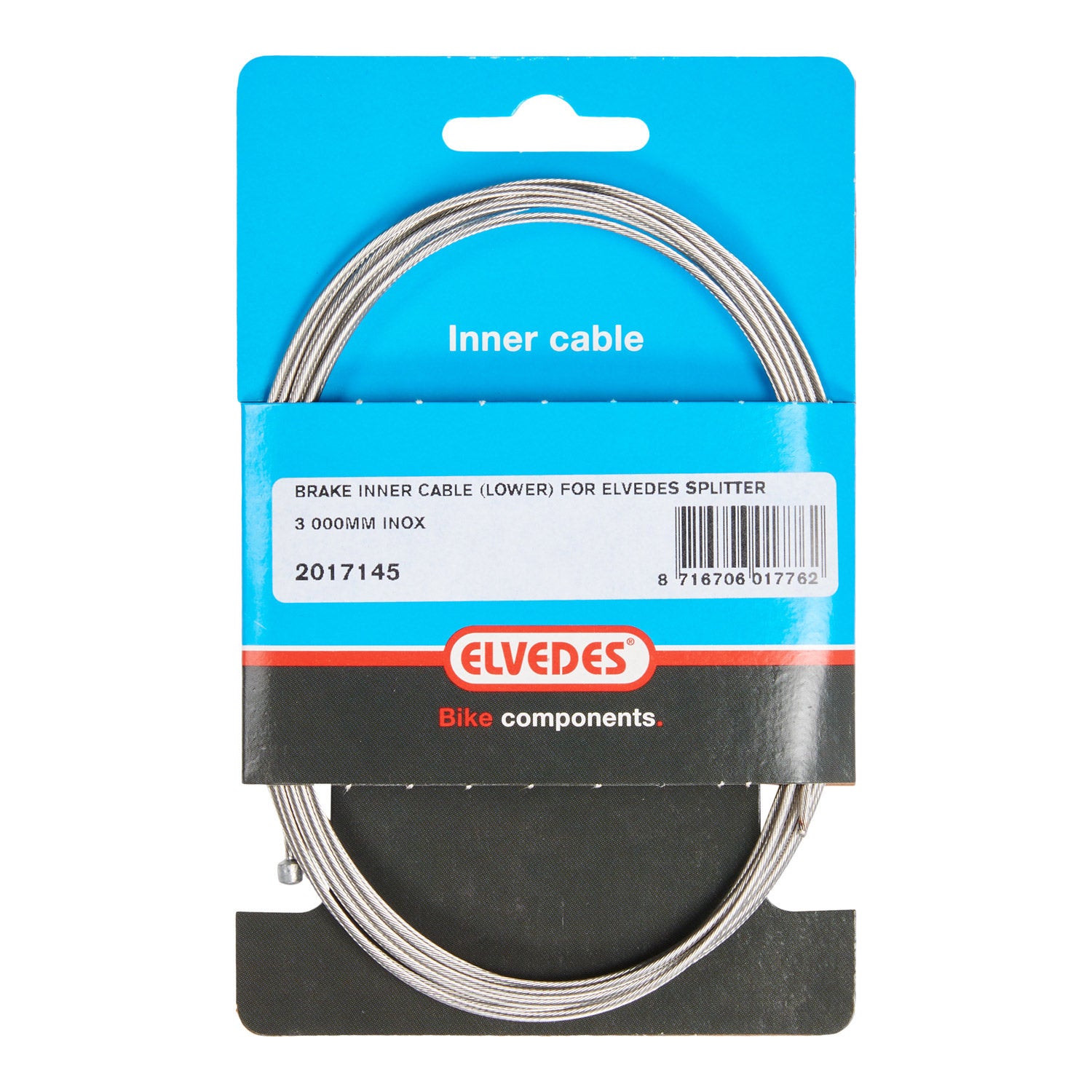 Elvedes binnenkabel 3000mm 49 RVS tbv kabelsplitter 22017145