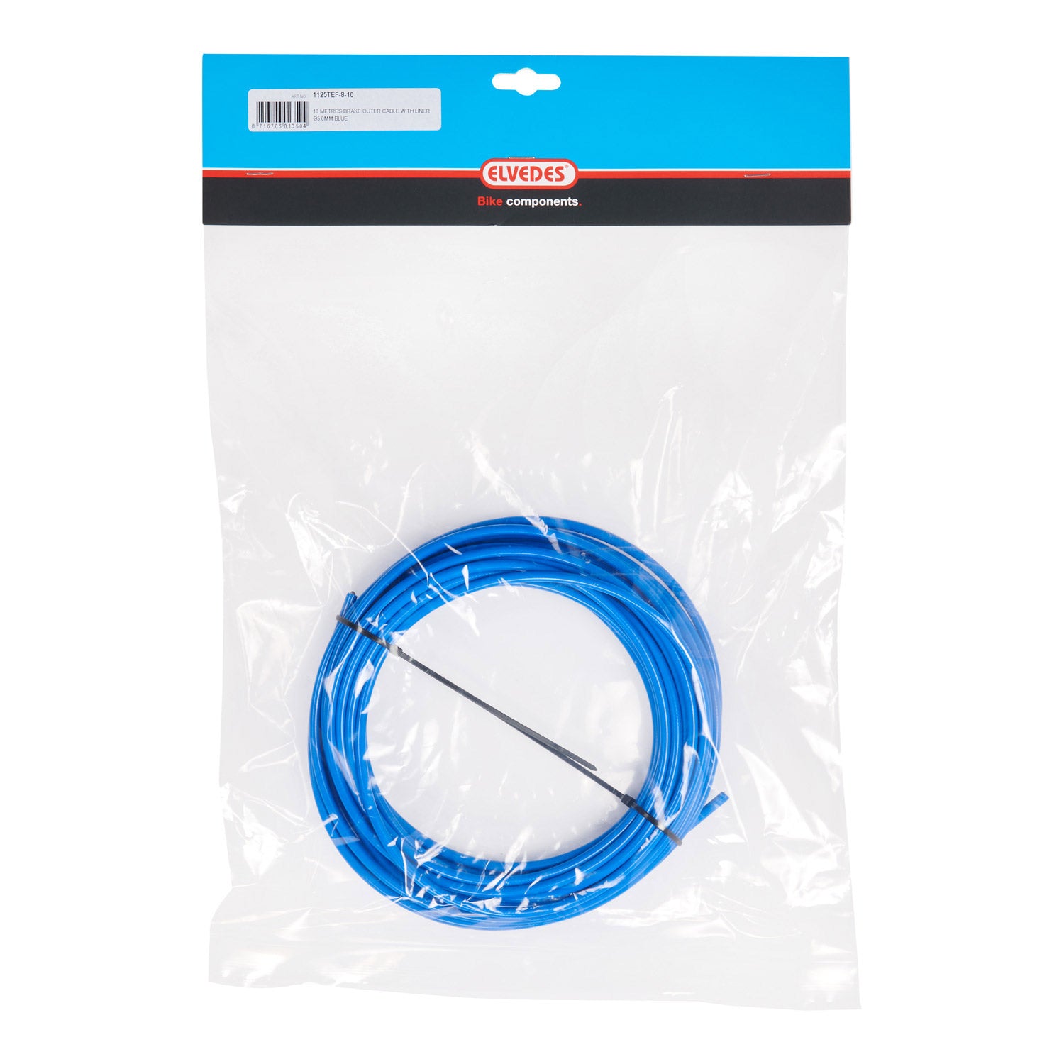 Elvedes rem buitenkabel 5mm (10m) blauw liner 1125TEF-8-10