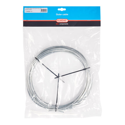 Elvedes câble de frein extérieur 5 mm (10 m) gaine chromée 1125LSR-7-10