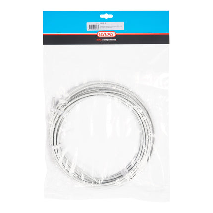 Elvedes rem buitenk 5mm zilver (10m) gevlochten 182038-10