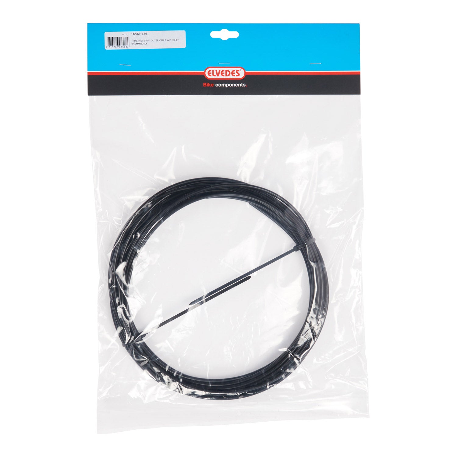 Elvedes schakel buitenk 4,2mm (10m) zwart liner 1120SP-1-10