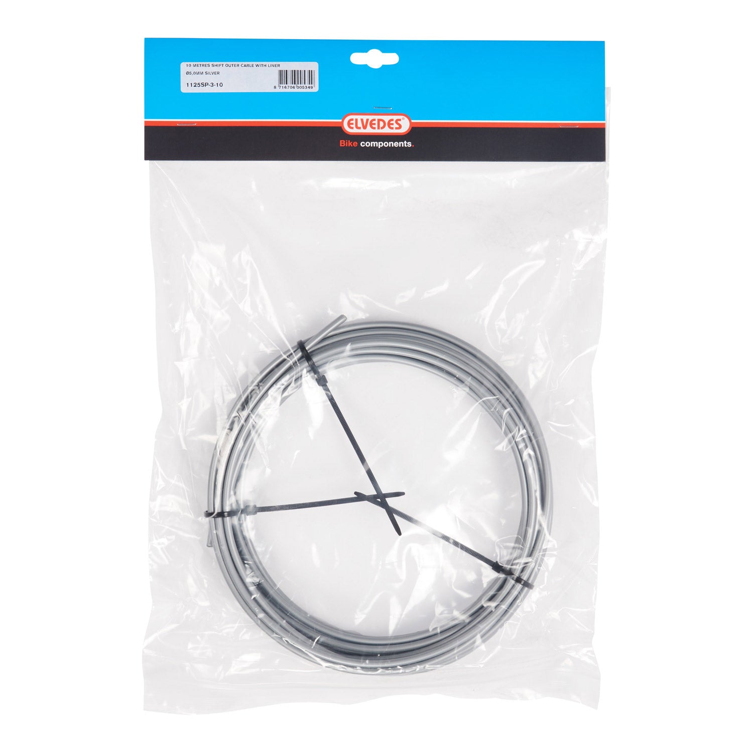 Elvedes schakel buitenk 5mm (10m) zilver liner 1125SP-3-10