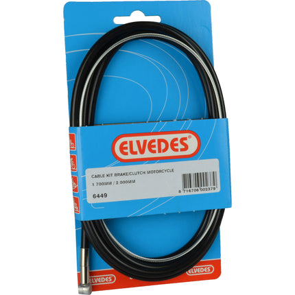 Câble de frein/embrayage Elvedes cmpl. 8x8mm, embout 1,8mm 6449