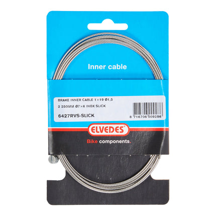 Elvedes câble intérieur de frein 2250mm T-nipple 6427INOX-SLICK