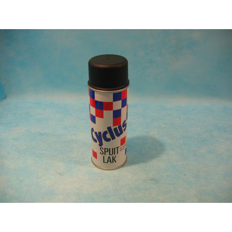 Spuitlak 400ml. Cyclus zwart  hittebestendig temperatuurlak
