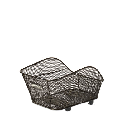 Basil Icon S WSL bicycle basket, fine-mesh steel, black