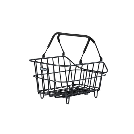 Basil Cento MIK aluminum design basket with removable wire, matte black