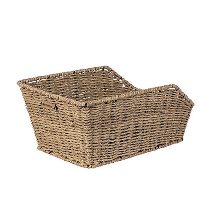 Basil Cento fietsmand achter Rattan Look WSL Seagrass
