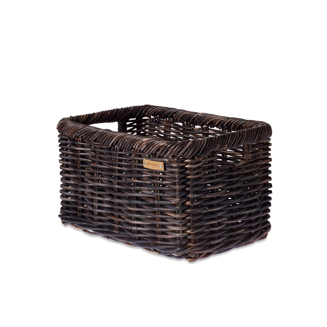 Basil mand Noir voordrager 31l rotan zwart