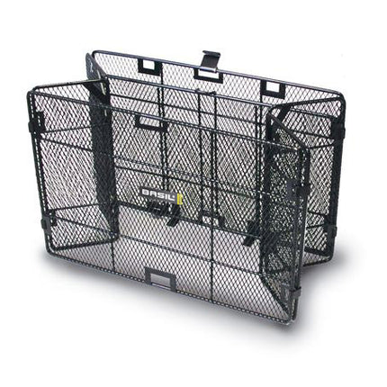 Basil folding bicycle basket Catania mesh black
