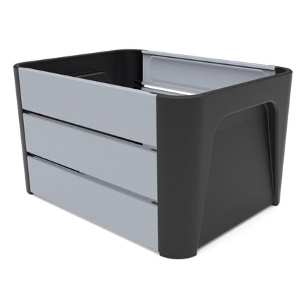 Mirage crate Klik 'n Krat black/gray 24l