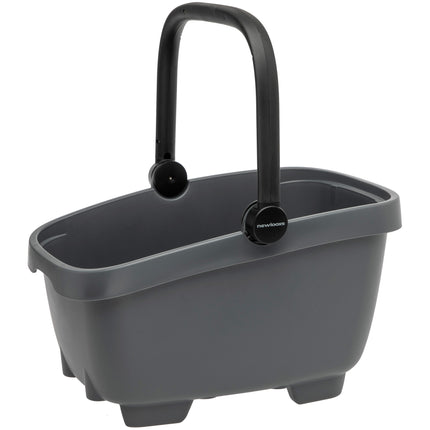 New Looxs Clipper 28L basket with handle, anthracite