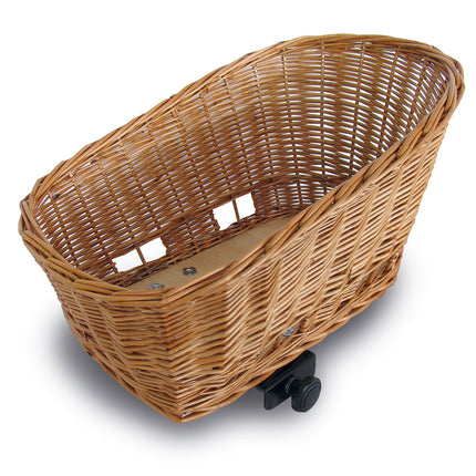 Basil Pasja dog basket with cushion 45cm wicker brown