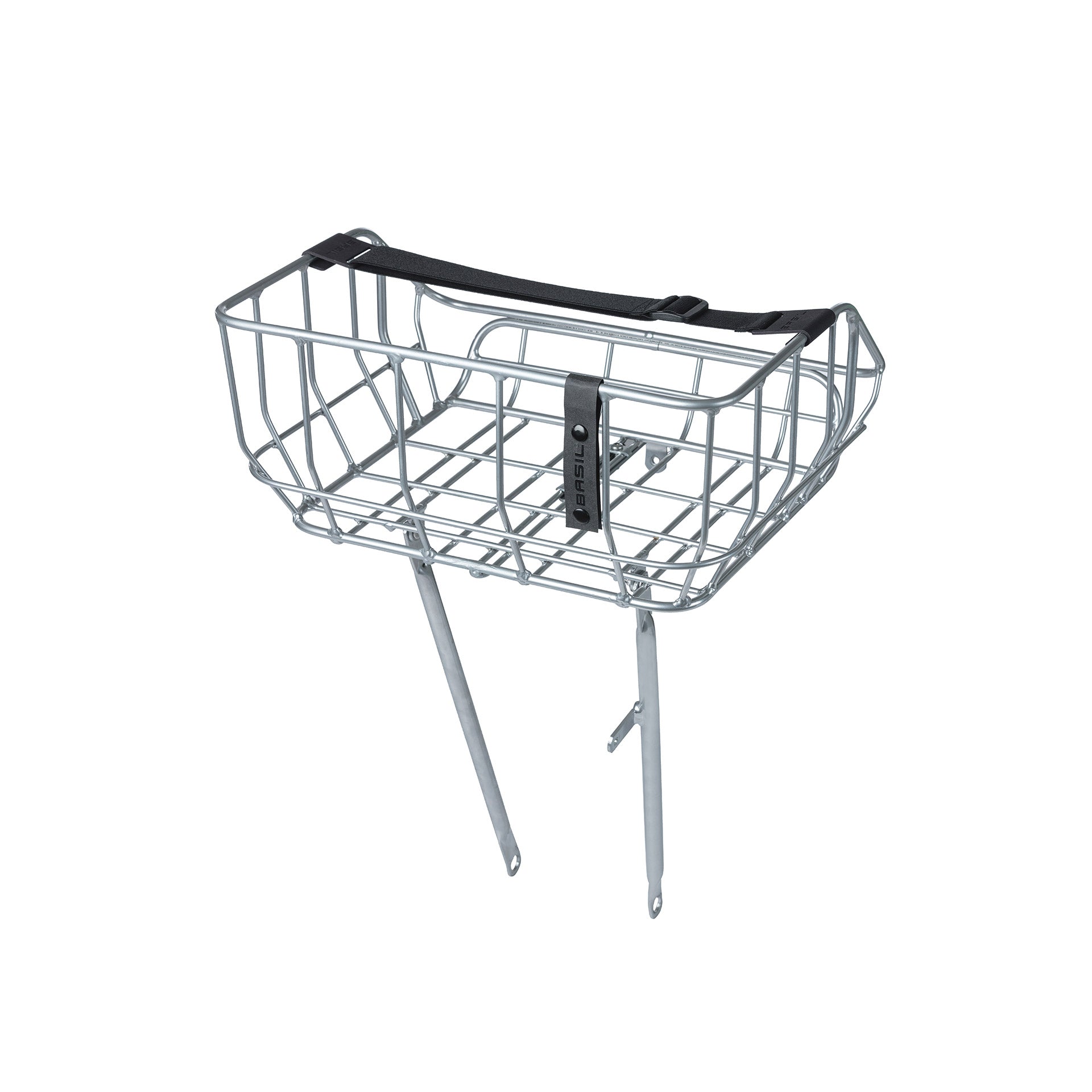 Basil Portland fiets voormand 25L chroom