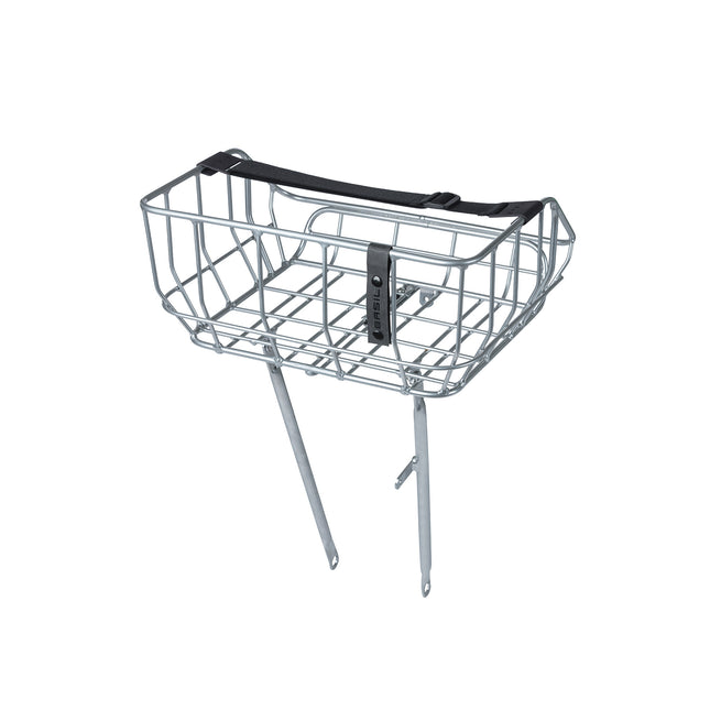 Basil Portland fiets voormand 25L chroom