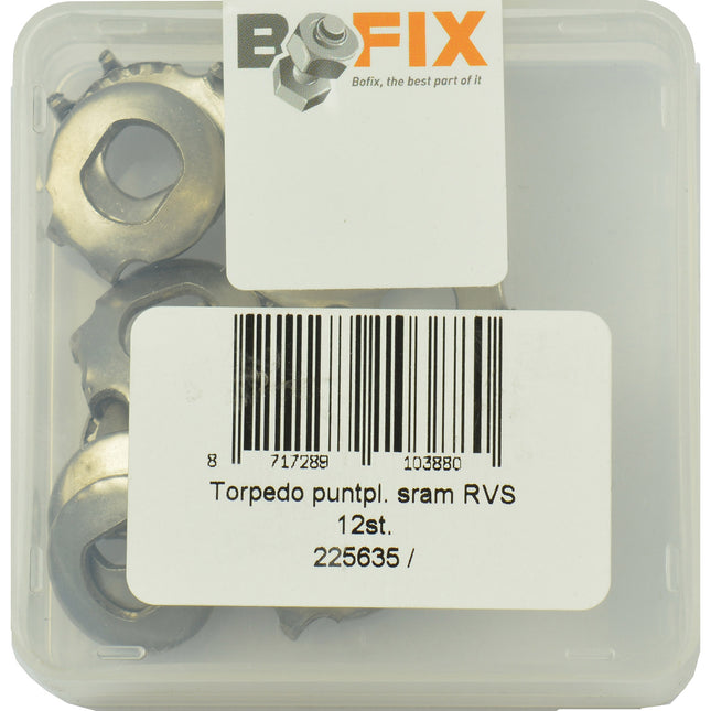 Bofix 225635 Torpedo puntplaatje SRAM RVS