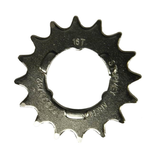 Tandwiel 1/2-3/32 16T vlak opsteek