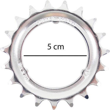 SA tandwiel 1/2-1/8 opsteek 19T bol 5V