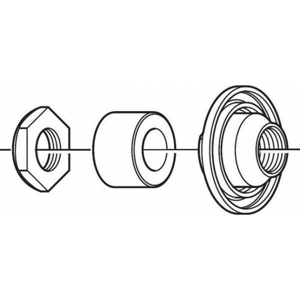 Shimano achter asconus  Deore links Y3SV98020