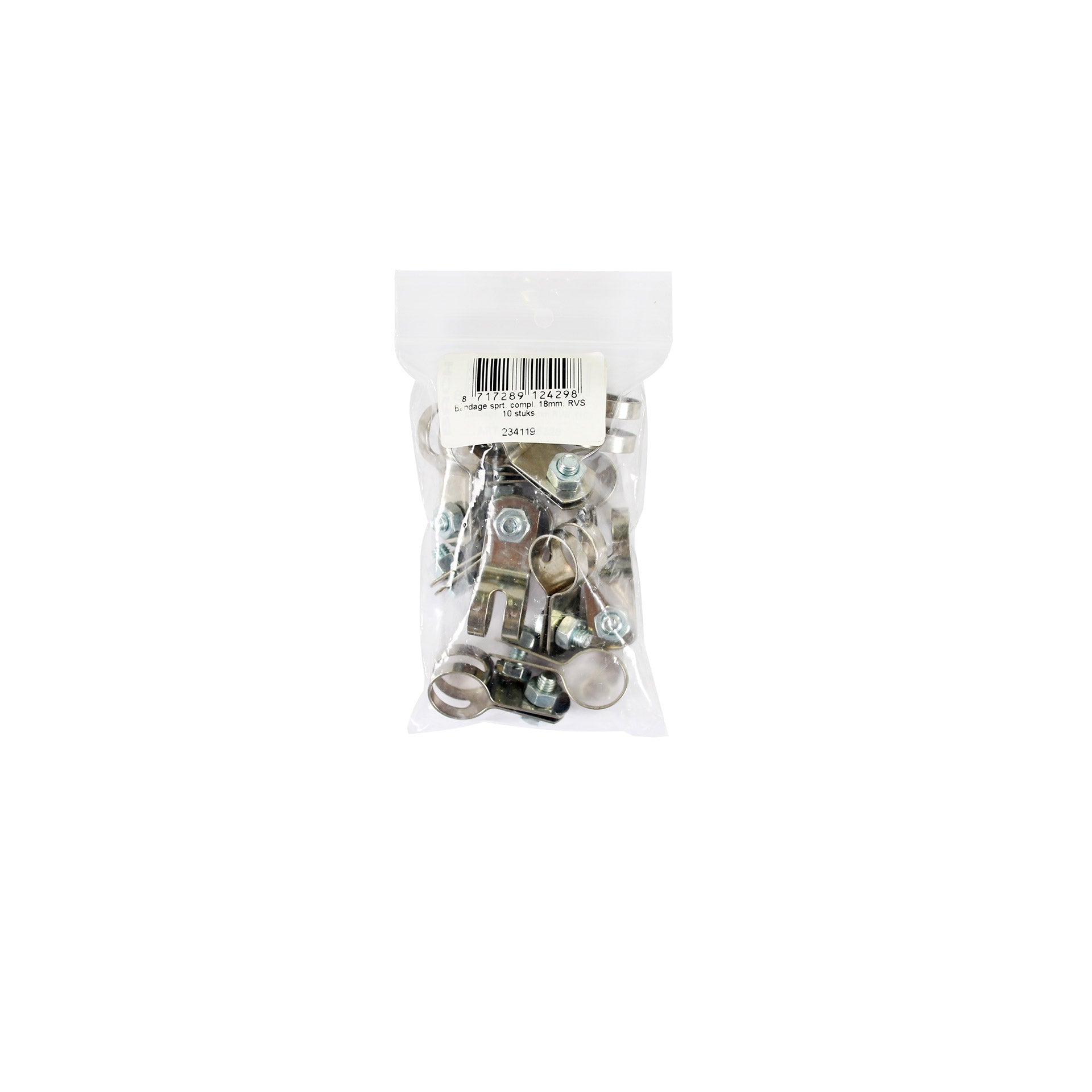 Bofix 234119 Bandage sport 18mm RVS compleet p/10