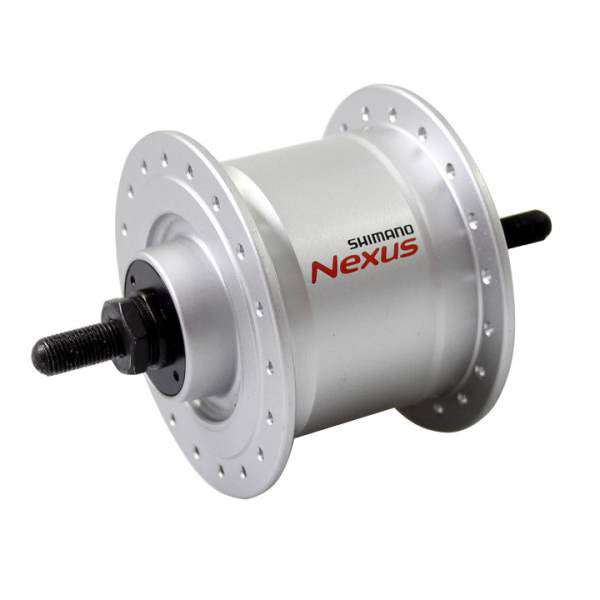 Shimano naafdynamo 36g vaste as 6V 2.4W DHC3000 zilver