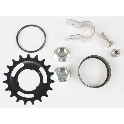 Jeu de montage Shimano moyeu frein (avec pignon 19T)