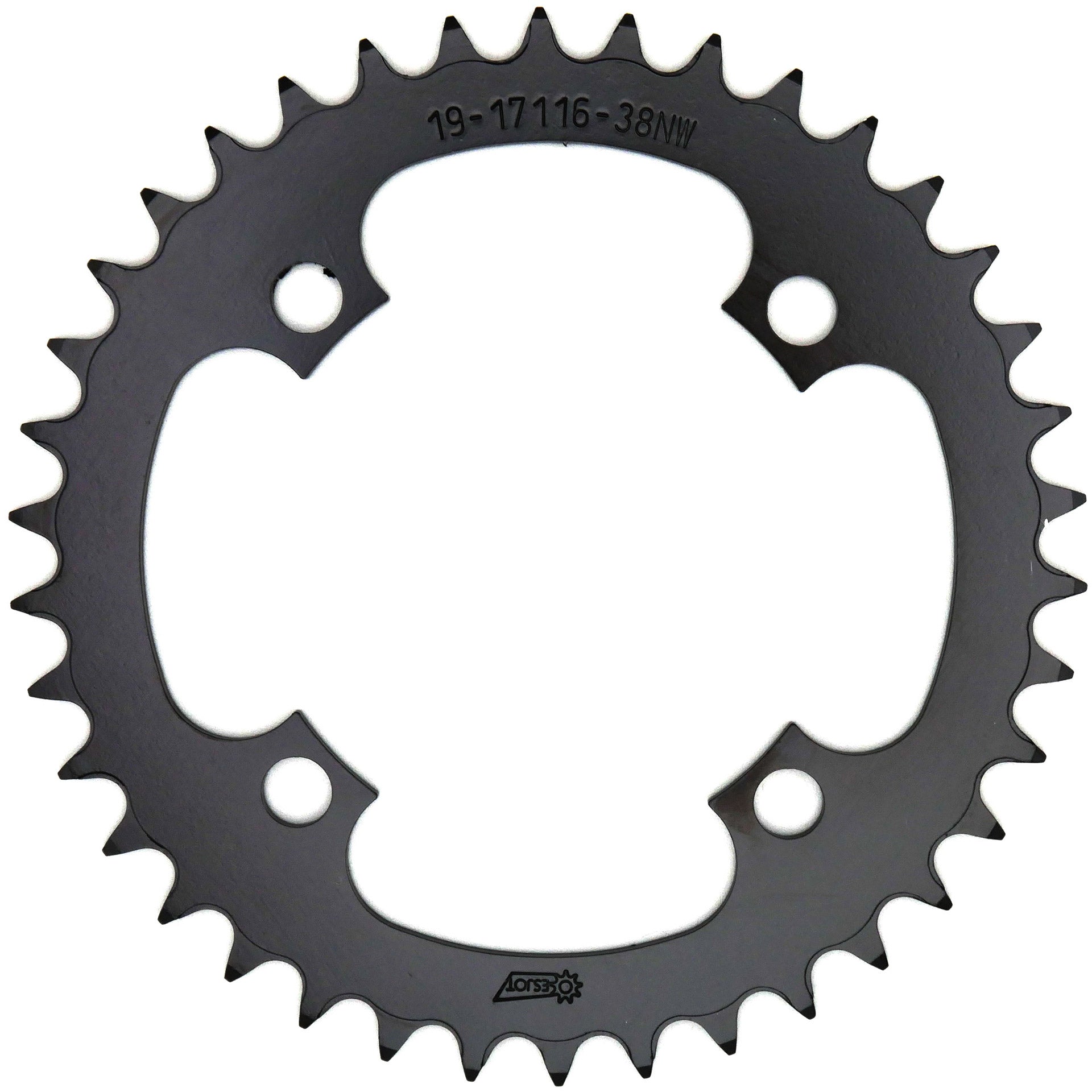Esjot tandwiel Bosch,Yamaha, Bafang,Brose 1/2x3/32 vlak 38T