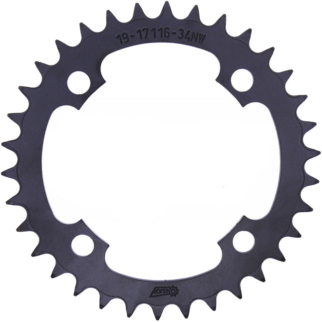 Esjot tandwiel Bosch,Yamaha, Bafang,Brose 1/2x3/32 narw 34T