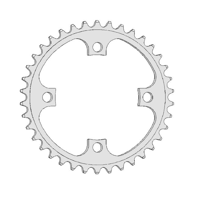 Esjot tandwiel RE Bosch,Yamaha Bafang,Brose 1/2x3/32 alu 38T