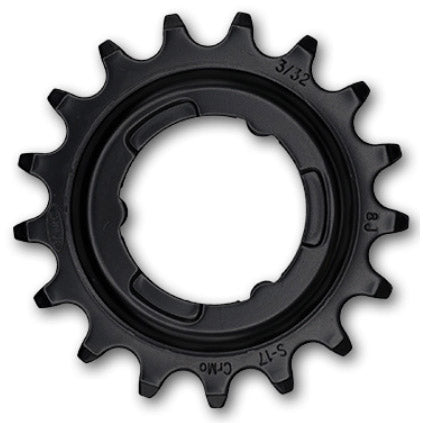 KMC tandwiel Shimano narrow 17T achter zwart