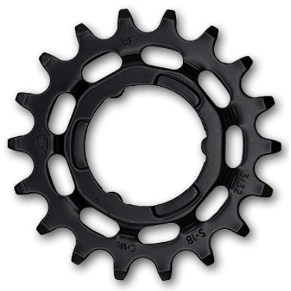 KMC tandwiel Shimano narrow 18T achter zwart