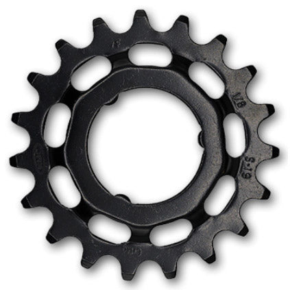 KMC tandwiel Shimano wide 19T achter zwart
