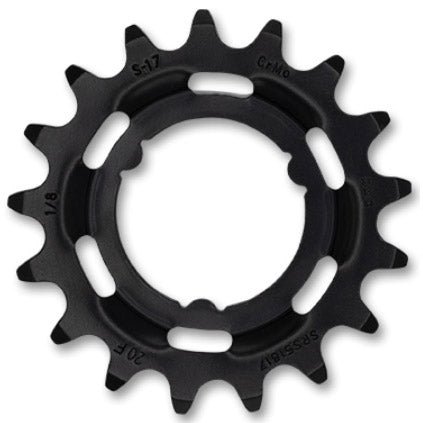 KMC tandwiel Shimano wide 17T achter zwart