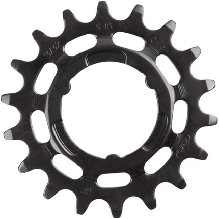 KMC sprocket Shimano narrow 18T rear black (25 pcs)
