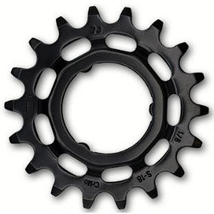 Pignon KMC Shimano large 18T arrière noir (25 pièces)