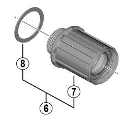 Shimano Cassettebody 10/11V FH-RS770 Y3EX98030