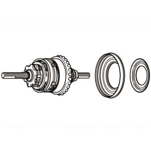 Shimano Y3ET98010 binnenwerk  182mm Nexus 7V SG-7R40 t/m 50