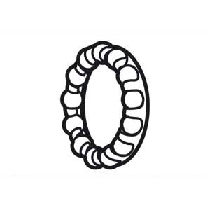 Rondelle Shim Y34R98070 pour roulement/bague à billes gauche/droite 3/16x13 Nexus 8V